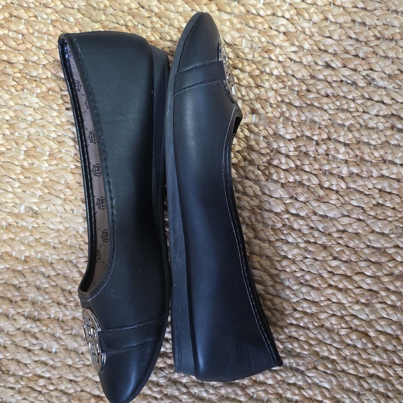 Harborside Anabel Comfort Slip-On Ballet Flats Black Womens 9 Trendy Neutral EUC - Picture 6 of 9